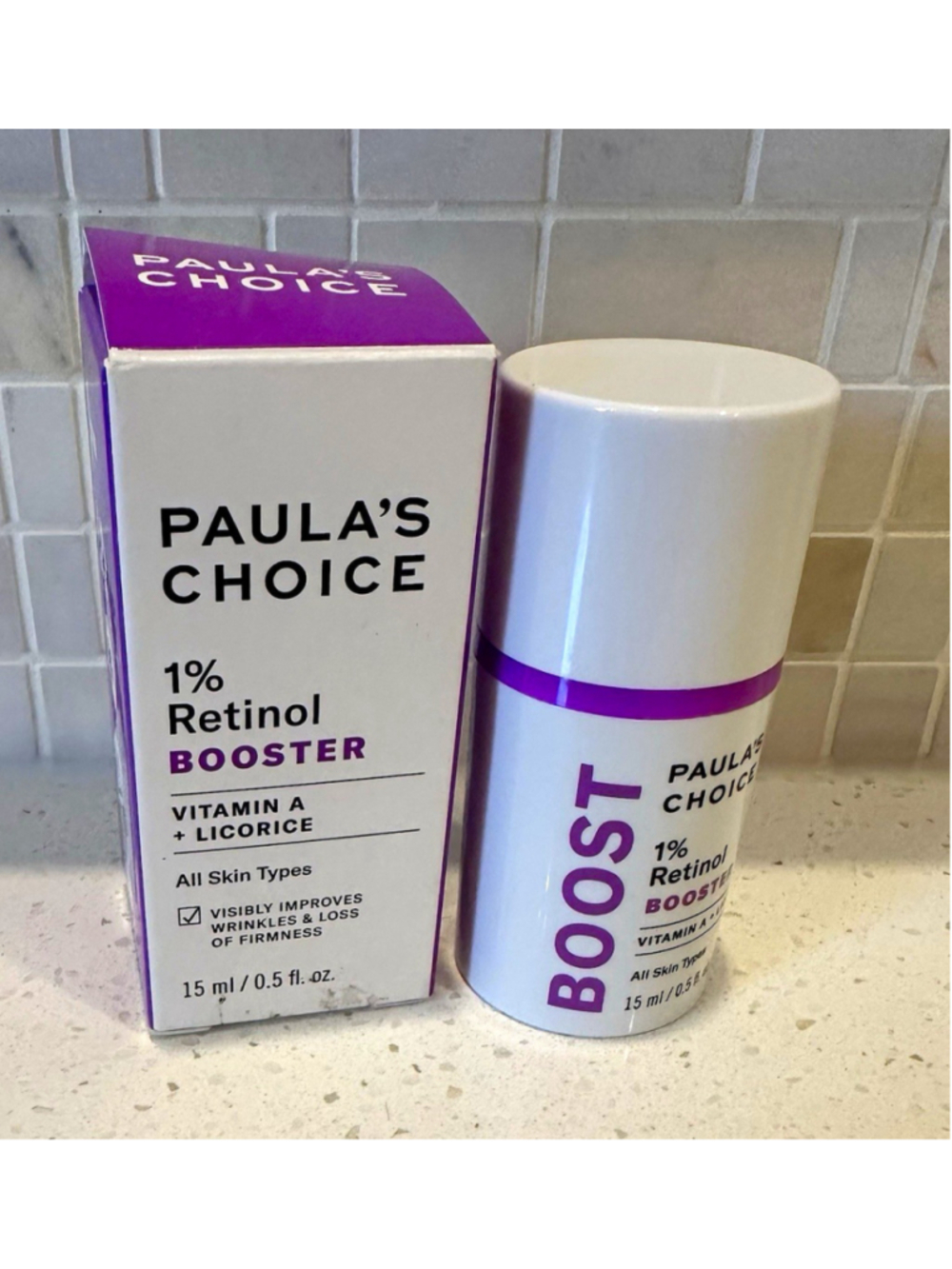 Paula's Choice Booster 1% Retinol Night Treatment Vitamin A + Licorice 0.5oz